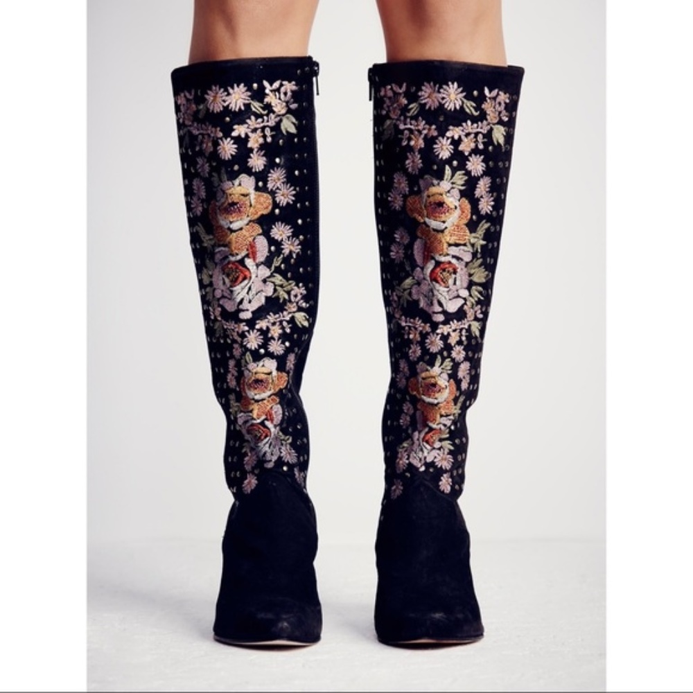 Free People Black Penny Lane Boots